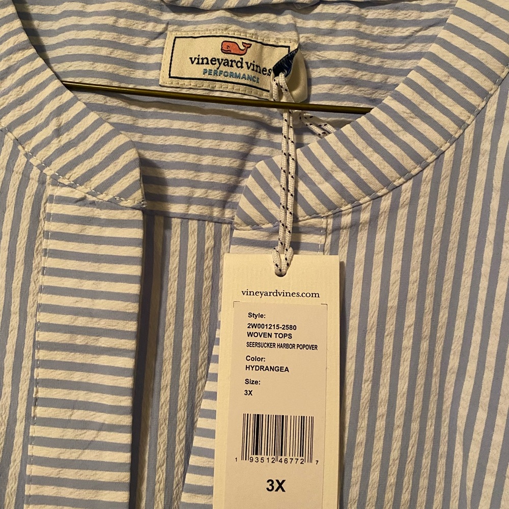 Vineyard Vines Seersucker tunic.